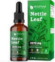 Sting Nettle Leaf Extract kapljice 2000mg (Urtica dioica L.) Zeliščni dodatek Absorbcije boljše kot kapsule, 1 mesec dobava, 84 Servisi, Tinktura brez alkohola - 2 Oz, pakiranje po 1