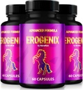 (3 pakiranja) Erogenix kapsule, Odklenite svojo največjo zmogljivost, vse naravne dodatke za podporo dolgotrajne energije in splošno zdravje, Uradni Ero Genix Mnenja (180 kapsul)