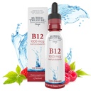 Zakopan zaklad B12 Kapljice - 1000mcg Vitamin B12 Metilkobalamin na Serving, 120 Serving - Podjezično B12, Alkohol brez alkohola, Vegan, Raspberry Flavor, 2 oz Steklenica, Diplomirani Dropper Natančno odmerjanje