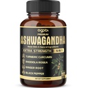 5in1 Premium kapsule Ashwagandha - dodane kurkuma, Rhodiola Rosea, ingver, črni poper - 180 kap za 6 mesecev