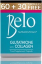 Belo esencialne glutation + kolagenske kapsule za beljenje kože 60 kapsul zelo velike