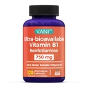 VANI Vitamin B1 s 750 mg benfotiamina, 2 v 1 Izboljšana formula -Fat & voda topen tiamin B1 dodatek 