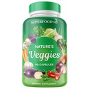 Superfood MD Zelenjava - 90 Veggie kapsule - Podpira energijske ravni, Beta karoten, vitamini in minerali - Soy Free - 90 Count