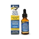 Naravna pot Srebrna krila Koloidni Silver Liquid - Izboljšana Imunska podpora dodatek - 250ppm (1250mcg) - 1oz Dropper