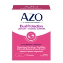 AZO dvojna zaščita, urinska + vaginalna podpora, prebiotiki in probiotiki za ženske*, Začne delovati v 24 urah, Non-GMO, 30 Count