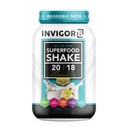 INVIGOR8 Superhranska trava Fed Whey Protein Isolate Shake French Vanilla Gluten-free in Non GS Meal zamenjava s probiotiki in Omega 3 (483g)