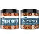 Elementi iz rodu Earthborn Cayenne Pepper & Slippery Elm Bundele (200 kapsul vsak) Čisti in nerazredčeni, brez dodatkov