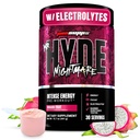 PROSUPPS Hyde Nightmare Pre Workout Powder s kofeinom in beta alanino - Preworkout za intenzivno energijo, mentalno osredotočenost in uspešnost - fitnes & fitnes dopolnila (Dragon Fruit, 30 Servings)