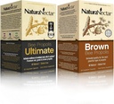 NaturaNectar Naturan Natural Bee Propolis Bundele – Bee Propolis Ultimate and Brown Bee Propolis - za podporo imunskemu, kardiovaskularnemu in dihalnemu sistemu - 60 kapsul na steklenico