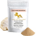 Dodajanje Wellness Lions Mane dodatek v prahu, Premium kakovost Lions Mane Gobe v prahu dvo-ekstrakt Nootropic, sladkor brez, Vegan & Paleo Lion's Mane Gobe dodatek - 1500 mg (100 Grams)