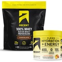 Vzpon 100% sirotkinih beljakovin v prahu, čokolada 4 lb & hidracija + energijski elektroliti, Orange Mango 40 Servisi