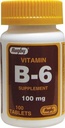 Rugby Vitamin B-6 tablete, 100 mg, 100ct (3 pakiranja)