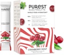 Spoznaj Brainer New! Purest Electrolyte Cranberry Mint Powder Packets – polna hidracija hrane - Organski zmrznjeni sadeži in solne soli za končno elektrolitsko ravnovesje