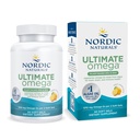 Nordic Naturals Plant Based Ultimate Omega, Lemon Flavor - 60 Vegetarian Soft Gels - 1210 mg Omega-3 - Vegan EPA in DHA - Dodatek Made from Algae - Brain & Heart Support - Non-GMO - 30 Servings