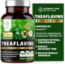 N1 Premium Teaflavins črni čaj ekstrakt [40% Theaflavins] Powered by TheaFitTM za podporo uspešnosti vaje in zmanjšanje časa za oživitev, 90 Veg Caps