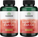 Swanson Super Dpa ribje olje 1000 mg 60 Sgels (2 pakiranji)