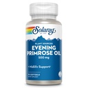 SOLARAY High Potency Evening Primrose Oil 500mg - Podpora srednjih vrednosti - Vir gama linolenske kisline in linolejske kisline - Brez topil, hladno stisnjena - 90 Serving, 90 Softgels