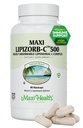 Maxi Health Liposomal Vitamin C 500 mg Kapsule z digestivno mešanico, visoko dozo vitamina C, brez GSO Košir vegetarijanski zdravnik Formulirana Imunska podpora dodatek (90 števec)