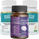 Apigenin z L-Theanine + Prebavne encime Wellness Bundle – Naravna sprostitev, Stress Relief & Prebavna podpora
