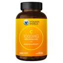 Vitamin svet C-1000 mg z bioflavonoidi in divjimi rožami HIPS Vitamin C 250 Obloženi kapeti