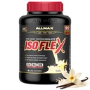 ALLMAX Nutrition - ISOFLEX Prašek sirotkinih beljakovin, izolat sirotkinih beljakovin, 27g beljakovin, vanilija, 5 funtov