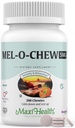 Maxi Health Melatonin 5mg Ekstra močna hitro delovanje Melatonin – spodbujanje naravnega spanja z Melatonin'– Nenavadno oblikovanje podporo spanja Košir (200 enot)
