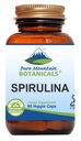 Čisti gorski botaniki Spirulina Kapsule - 90 Košir Veganske kape - Zdaj z 450mg organskega Spirulina Powder - Narava Superfood dodatek