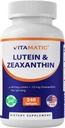 Vitamatski Lutein 40mg z Zeaxantin 10mg, Podpora za zdravje oči, 240 Softgels