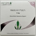 Respro Labs naravna melatonin obliž, 3 mg (na obliž) kontinuirano sproščanje - 24 obližev