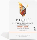 PIQUE električni kurkuma 2 - podpira zdravo imuniteto, naravni vnetni odziv, naravne detox poti, in Radiant kožo - 28ct eno servo palice (Pack od 1)