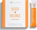 NeoraFit - Block+Balance Pre and Probiotic Powder - dnevna uporaba, podpora za lovljenje, mešanica vitamina C in B, udobni paketi - 30 Count