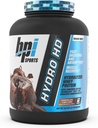 BPI športne hidro HD - 100% hidrolizirane sirotkine beljakovine v prahu - rast mišic, regeneracija, 25g hidroliziranih beljakovin, nizko ogljikovih hidratov, nizko sladkor, hitro absorbiranje (68 Serving, čokoladni lava torta)