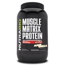 NutraBio Muscle Matrix Protein Powder - 25g beljakovin na Scoop - sirotkin izolat in micellar kazein Combo za hitro in počasi sproščanje - Vanilla - 2 funta, 28 servivov