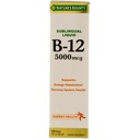 Bounty narave B-12 5000 mcg Podjezično zdravje tekoče energije 2 oz (pakiranje 4)