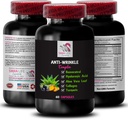 Alpha Lipoic Acid Support - ANTI-WRINKLE COMPLEX - Aloe Vera Leaf Prednosti, Colagen Boost, Green Tea Leaf Extract, Grozdna moč, Zelena kava Fižol Prednosti, Hialuronska kislina 1 steklenica 60 kapice