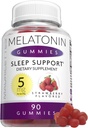 Melatonin Gumies za otroke in odrasle - 5mg podpora za spanje za boljšo kakovost spanja, odlično okus, Idealno za otroke, najstnike in odrasle 90 5 mg Gummy's