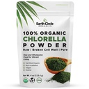 Earth Circle Organics Organic Klorella Powder Superfood 