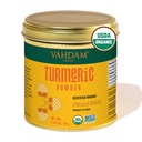 VAHDAM, organski kurkumin v prahu w/ visok kurkumin (2.47oz) USDA Organski, 100% surovi iz Indije 