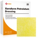 Carbou Medical Xeroform Petrolatum oblačenje 2"x2", 25 Individualno pakiranje, Nedosledni Gaze Pads, Soft Fine Mesh Gaze Patch za nego ran, opekline, Lacerations, Skin Grafts & Kirurški rezi