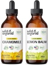 Divja in organska kamilica Tinktura 4 fl oz in limonin balzam Tinktura 4 fl oz