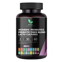 Mishas Nutraceuticals Probiotiki za ženske, 50 milijard CFU - 16 Probiotični sevi s prebiotiko – Podpira vaginalno zdravje, Gut zdravje in imunski sistem - femininski dodatek – 60 kapsul