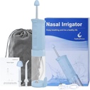 TopQuaFocus Nazal namakanje Sinus Rinse sistem namakanje nos z teleskopsko vodo tank Neti Pot Kombinacija vsestransko vodoodporni nosni pralnik 3 Nozzles 3 Načini Nos Čistilo za odrasle in otroke