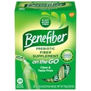 Benefiber On The Go Prebiotic Fiber Supplement Prašek za digestivno zdravje, Daily Fiber, Unflavored - 28 palice (3.92 Ounces)