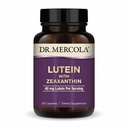 Dr. Mercola Lutein z Zeaksantinom, 30 serverjev (30 kapsul), 40 mg luteina na obrok, prehranski dodatek, podpira zdravje vida in kognitivno funkcijo, ne-GMO