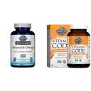 Vrt življenja Dr. Oblikovano Napredno Omega Ribje olje & Raw Vitamin Code Vitamin C, 120 Veg kapsule
