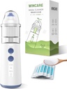 Nazal Care for Sinus Relief Nose Cleaner, Sinus Rinse Kit s 10 Sol paketi, Prenosni nos namakalni sistem za otroke in odrasle, Powered Sinus Cleaner Alternative za Neti Pot(Modra