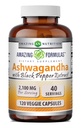 Osupljive formule Ashwagandha Root s črnim poprom Extract dodatek 