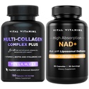Vitalni vitamini Multi kolagenski kompleks Plus + NAD+ Dodatek