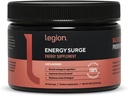 Energijski dodatek LEGION - Nearomatiziran energijski napitek v prahu - kofein v prahu s tavrinom in vitaminom B kompleksom - naravno sladkan energijski prašek za zdrave energijske napitke (120g)