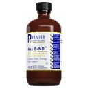 Premier raziskovalni laboratoriji Max B-ND - Tekoči vitamin B kompleks za zdravje jeter in možganov, podjezične kapljice za moške in ženske s tiamin, B12 & B6-8 Fl Oz steklenica